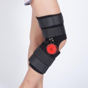 hinged knee brace