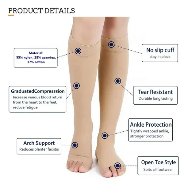 Compression Stocking Cotton Calf CCL2 - Gambar 2